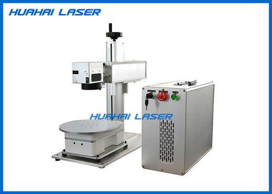 Китай высокая эффективность машины маркировки лазера волокна 30В с таблицей Д300Мм вращая поставщик