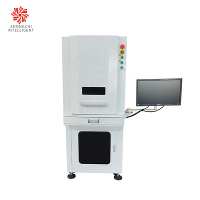 2KW Enclosed Laser Marking Machine , CNC Laser Engraving Machine Red Light